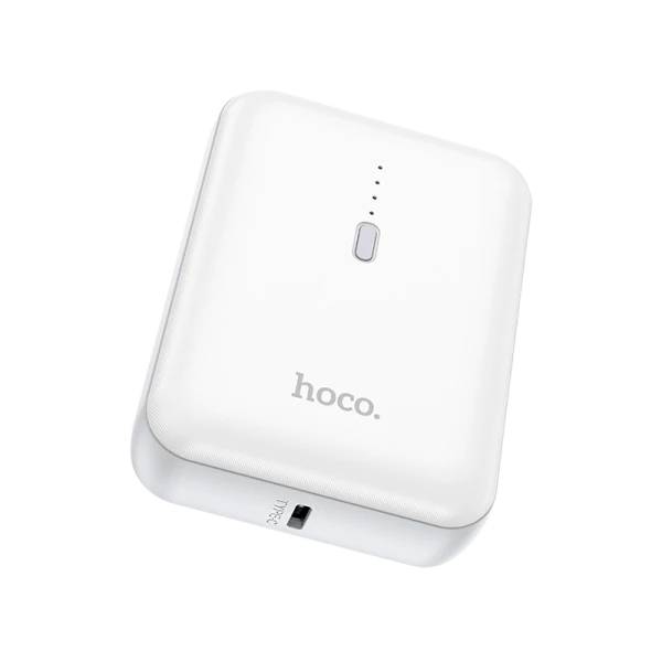 Внешний аккумулятор HOCO J96 5000mAh 2.0A 1USB/Type-C белый (1/111)