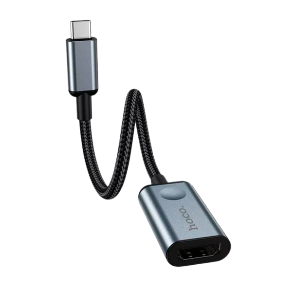 Адаптер HOCO HB21 Type-C (m)-HDMI (f) 4К серый (1/18/180)
