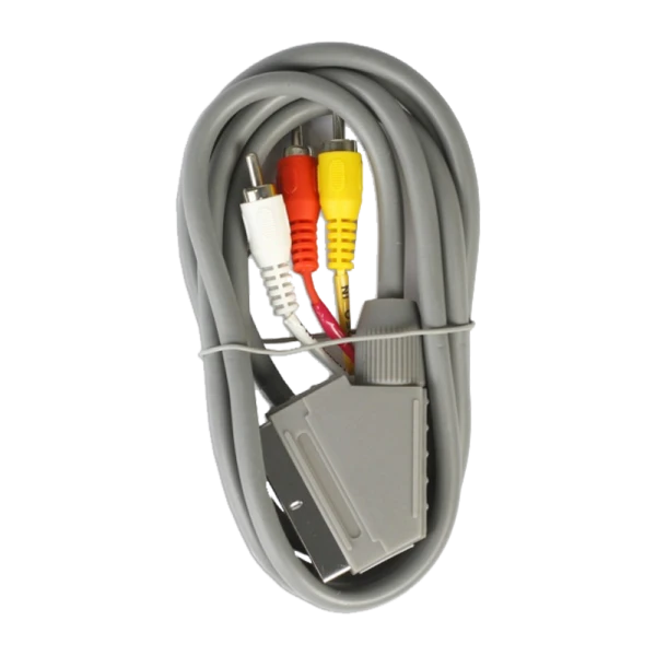 Кабель Smartbuy KA-418 SCART (m)-SCART (m) 1.8м силикон серый (1/100)