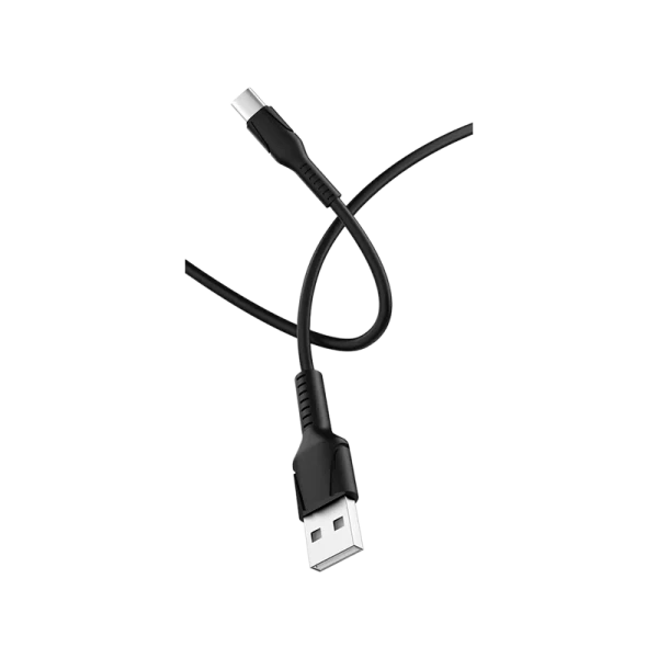 Кабель GoPower GP21T USB (m)-Type-C (m) 1.0м 3.0A 27W силикон черный (1/200/800)