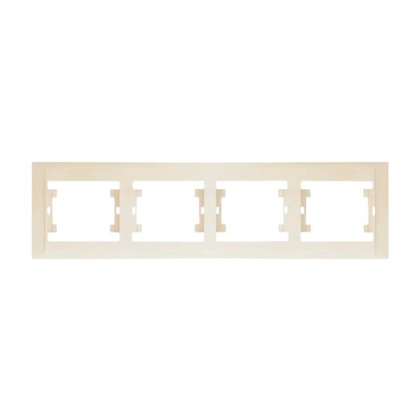 Рамка Makel Defne 4пост. кремовый 42010704 (1/25)