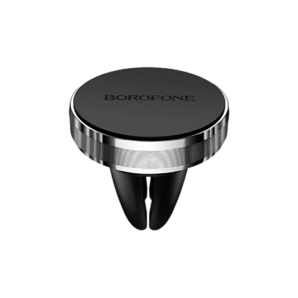 Держатель автомобильный Borofone BH8 в воздуховод магнит серебряный (1/160)