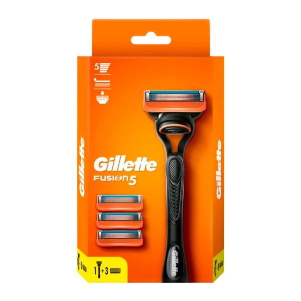 Бритва Gillette FUSION 5 лезвий 4 кассеты ENG