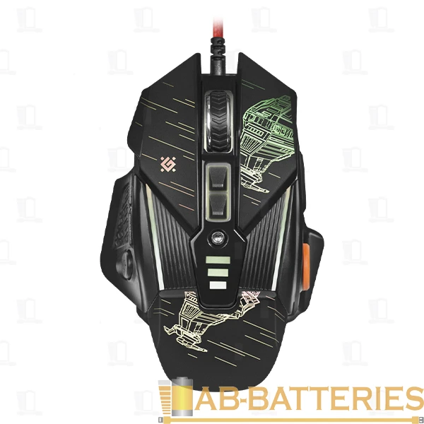 Мышь проводная Defender GM-390L sTarx классическая USB черный (1/40)