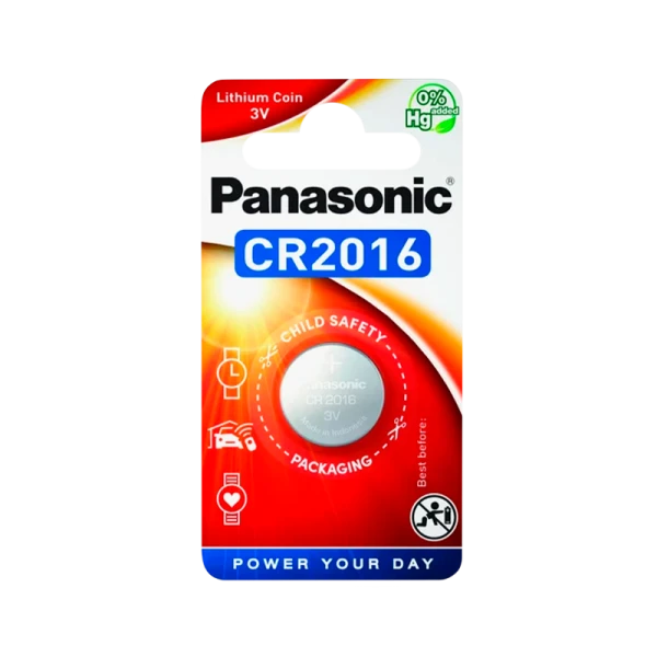 Батарейка Panasonic Power Cells CR2016 BL1 Lithium 3V CN (Китай) (1/5/200)