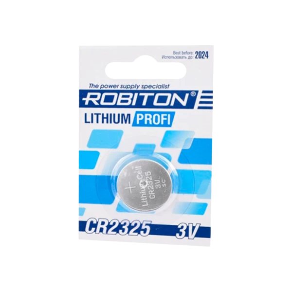 Батарейка ROBITON PROFI R-CR2325-BL1, CR2325 BL1 (1/40/1800)