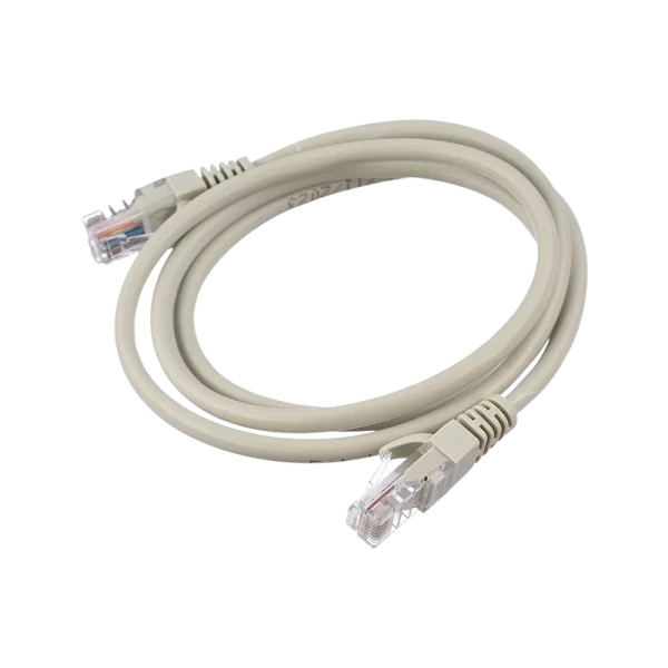 Патч-корд GoPower RJ-45 (m)-RJ-45 (m) 1.0м кат.5е ПВХ 26AWG CCA серый в пакете (1/100)