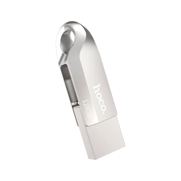 Флеш-накопитель HOCO UD8 128GB USB3.0 Type-C (m) металл серебряный (1/50)