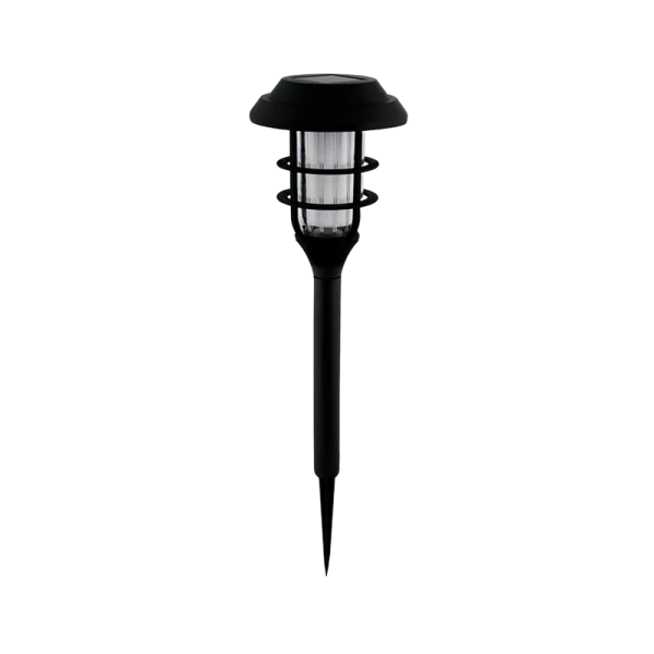 *Фонарь садовый Старт Маори Факел 2.3W 12LED от солнечной батареи IP44 датчик движения черный 