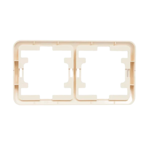 Рамка Makel Mimoza 2пост. кремовый 32012 (1/25)