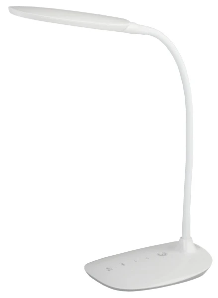 Светильник настольный ЭРА NLED-453 9W 220V 48LED на основании сенс. 5 ур.ярк.+3 цв. белый (1/8)