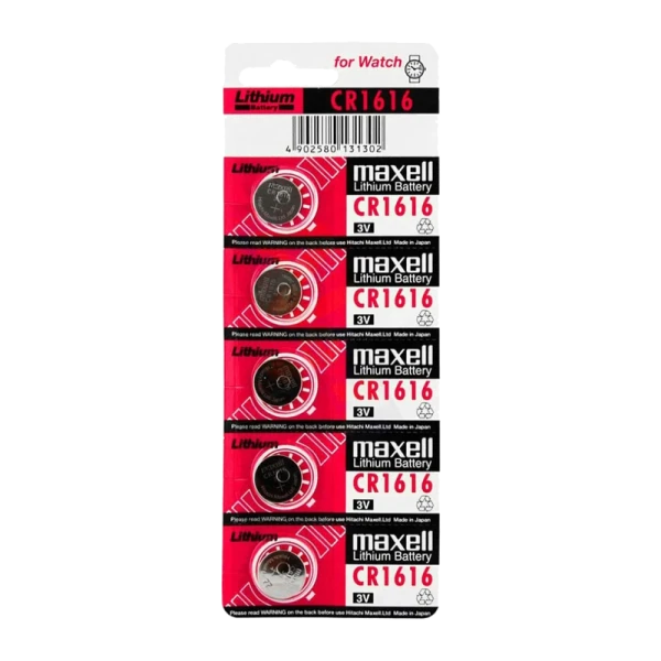 Батарейка Maxell CR1616 BL5 Lithium 3V (5/100/2000)