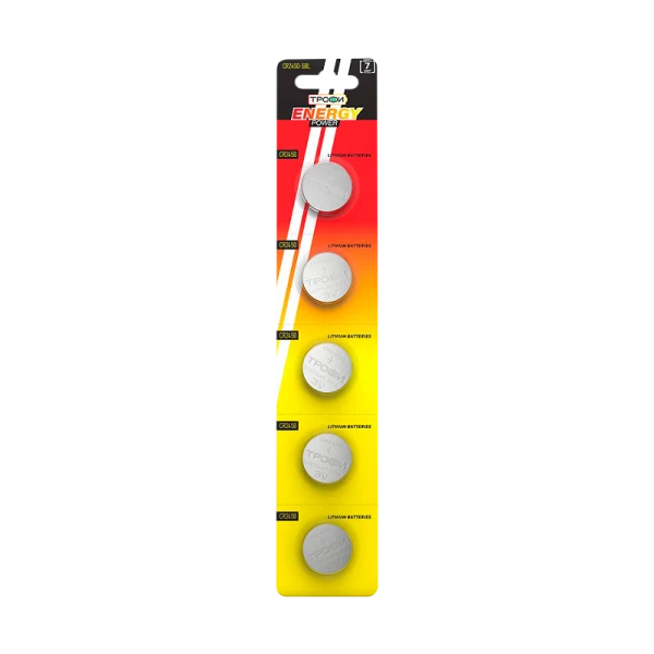 Батарейка Трофи CR2450 BL5 Lithium 3V (5/100/1000)