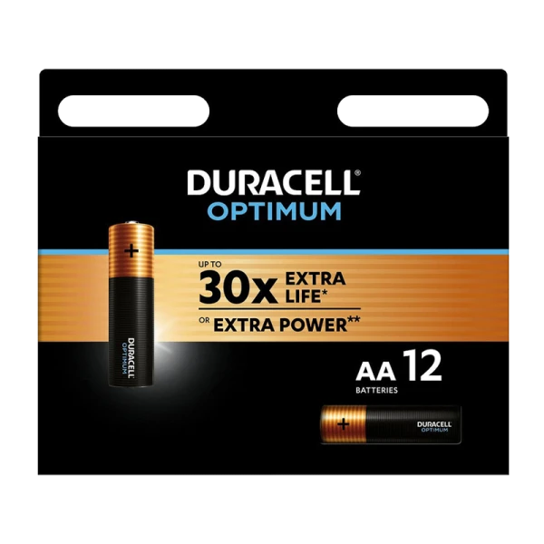 Батарейка Duracell Optimum LR6 AA BL10 Alkaline 1.5V (10/80)