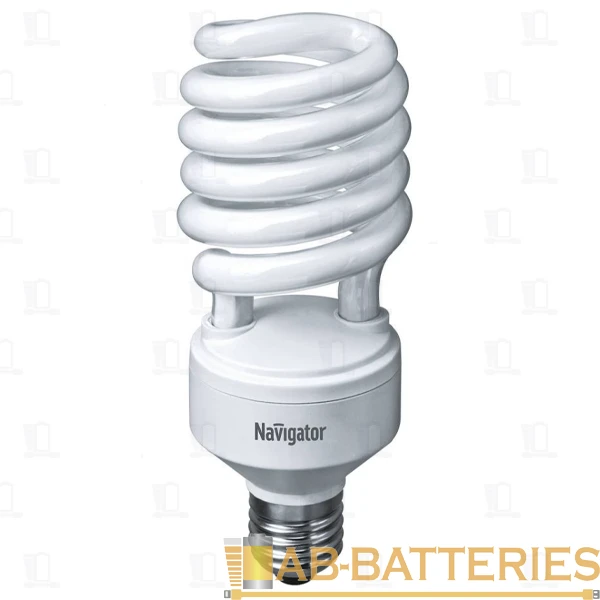 Лампа энергосберегающая Navigator T2 E27 25W 2700К 220-240V спираль