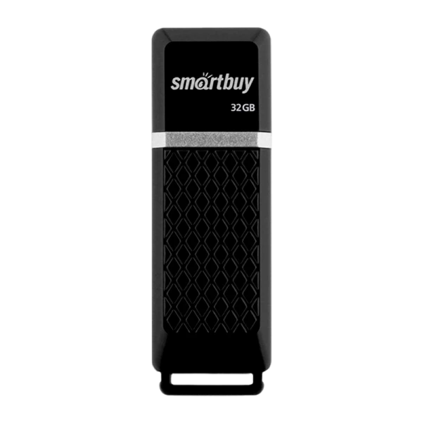 Флеш-накопитель Smartbuy Quartz 32GB USB2.0 пластик черный