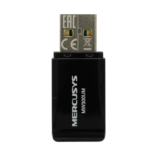 Wi-Fi адаптер Mercusys MW300UM 300Мбит USB 802.11