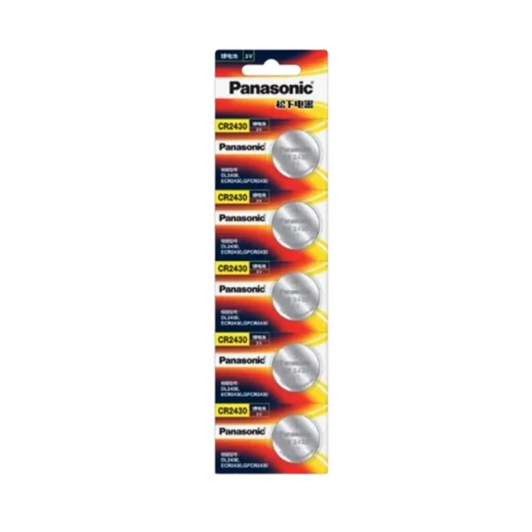 Батарейка Panasonic Power Cells CR2430 BL5 Lithium 3V CN (Китай)
