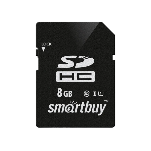 Карта памяти SD Smartbuy 8GB Class10 10 МБ/сек