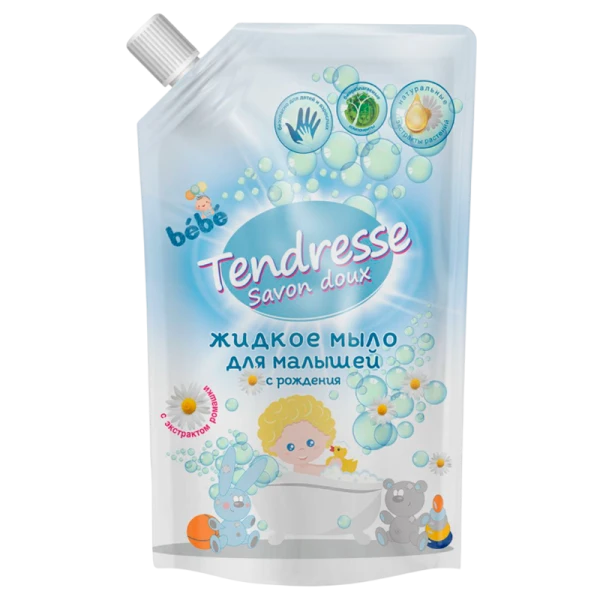 Жидкое мыло для рук Tendresse для детей 1л дой-пак (1/6/90)