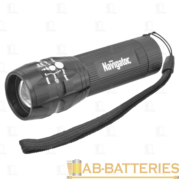 Фонарь универсальный Navigator NPT-CM03 3W 1LED от аккумулятора IPX4 3 режима черный