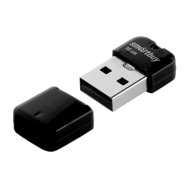 Флеш-накопитель Smartbuy ART 16GB USB2.0 пластик черный