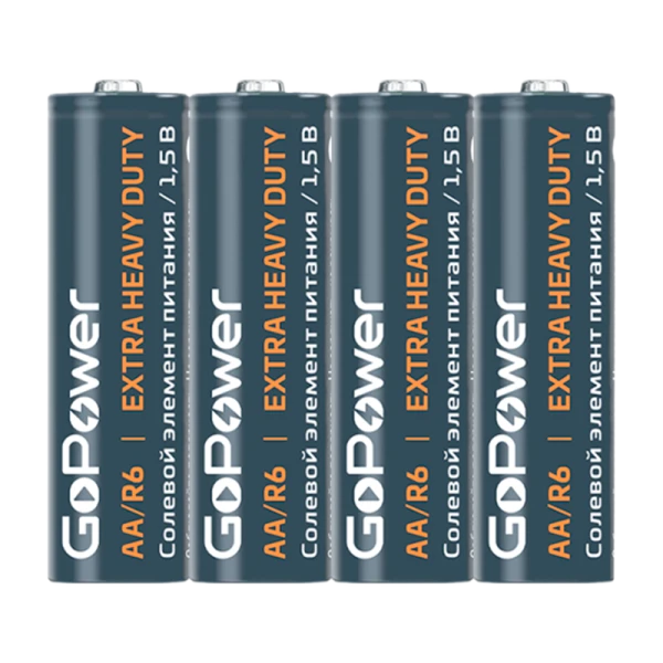 Батарейка GoPower R6 AA BL4 Heavy Duty 1.5V (4/48/576)