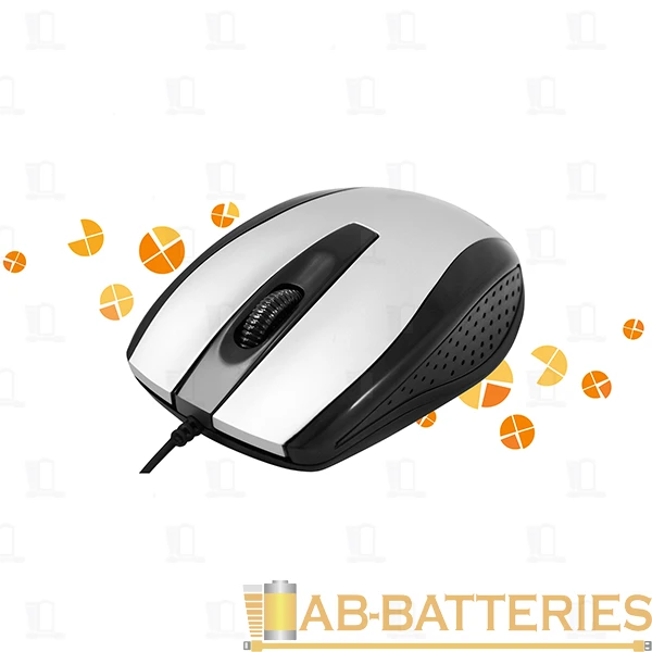 Мышь проводная Defender MM-140 Optimum классическая USB серый (1/20/100)