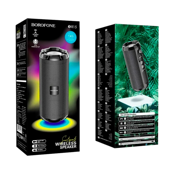 Портативная колонка Borofone BR15 bluetooth 5.0 microSD черный (1/50)