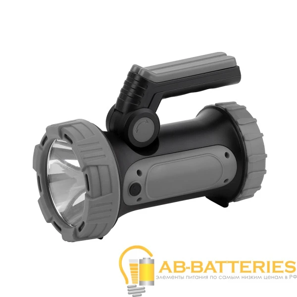 Фонарь туристический ЭРА PA-703 10W COB от аккумулятора IP65 серый черный
