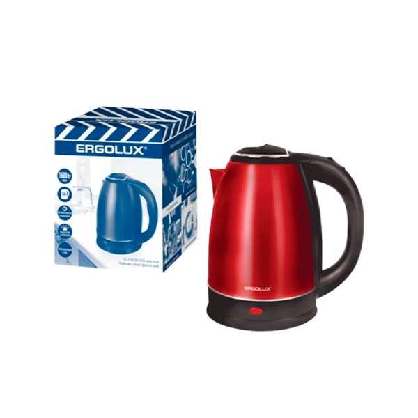 Электрочайник Ergolux ELX-KS05-C04 1600W 1.8л красный