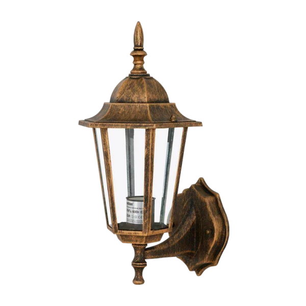 Светильник садово-парковый Camelion 4101 60W 230V E27 IP44 настенный бронзовый (1/10)