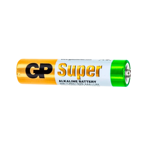 Батарейка GP Super LR03 AAA Shrink 4 Alkaline 1.5V (4/96/192/384)