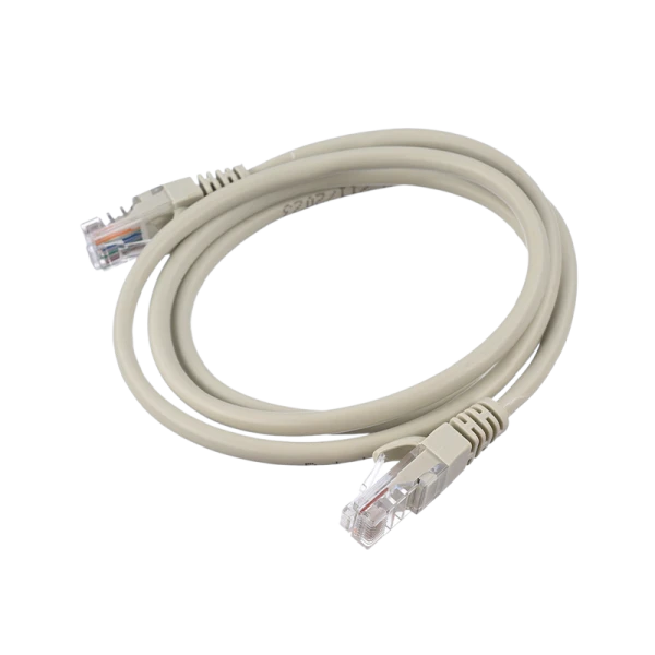 Патч-корд GoPower RJ-45 (m)-RJ-45 (m) 1.0м кат.5е ПВХ 26AWG CCA серый Premium Zip-Lock c подвесом