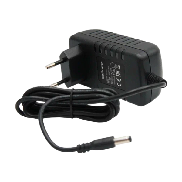 Блок питания GoPower 3.0A 12V 5,5x2,5/12мм импульсный (1/90)