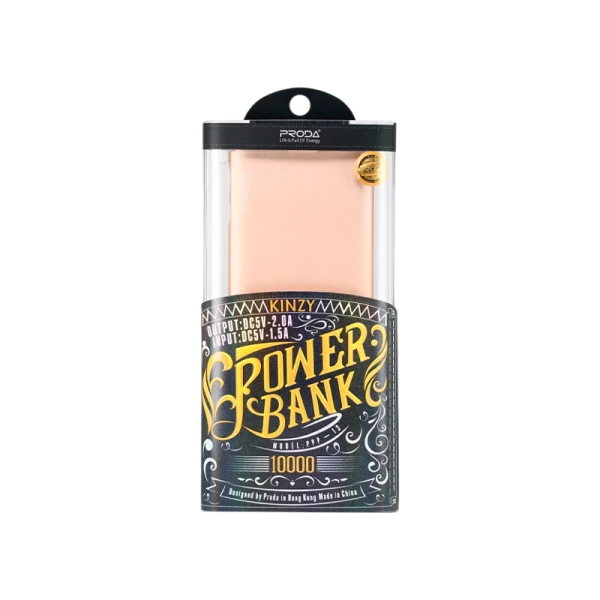 Внешний аккумулятор Proda PPP-13 Kinzy 10000mAh 2.0A 2USB золотой
