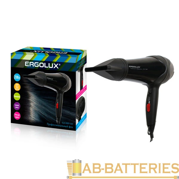Фен Ergolux ELX-HD07-C02 2100W черный