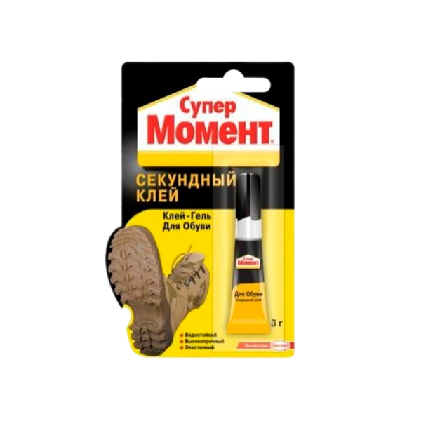 Супер-клей Момент обувной 3г BL1 шоу-бокс (1/10/120)