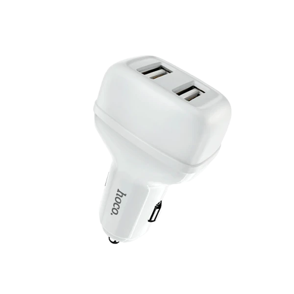 Автомобильное З/У HOCO Z36 2USB 2.1A белый (1/14/140)