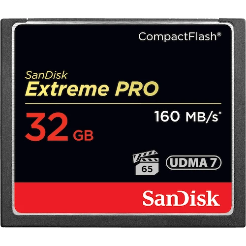 Карта памяти CF SanDisk Extreme Pro 32GB 1067x 160 МБ/сек UDMA 7