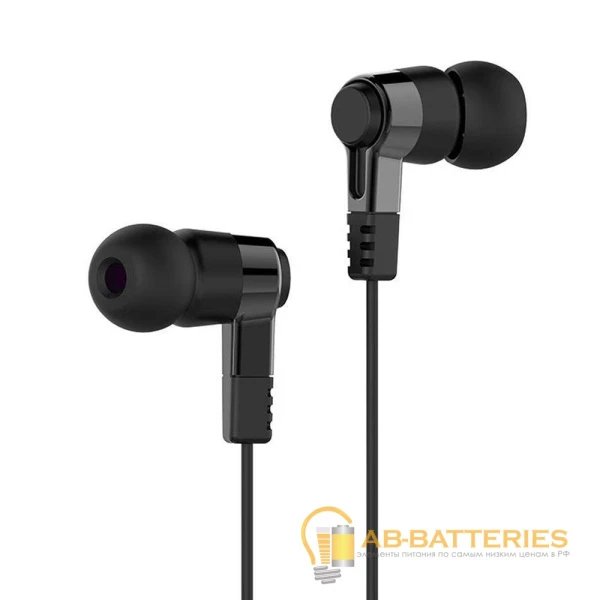 Наушники внутриканальные HOCO M52 с микр. черный (1/16/160)