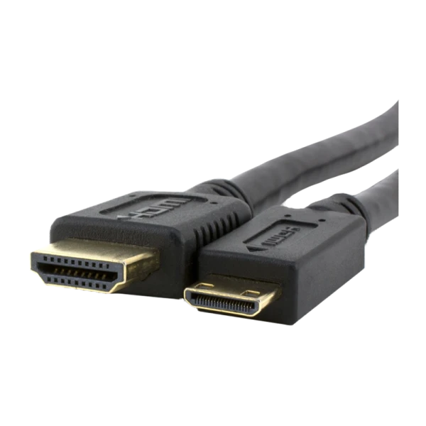 Кабель Smartbuy К-310 HDMI (m)-miniHDMI (m) 1.0м силикон ver.1.4 черный (1/180)