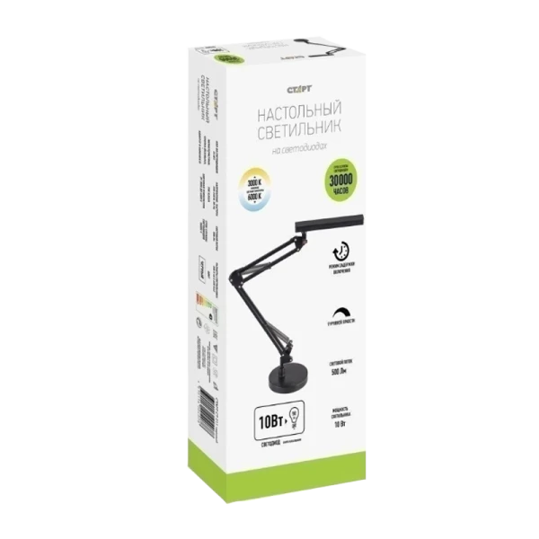 Светильник настольный Старт CT211 10W 220-240V 24LED на основании черный