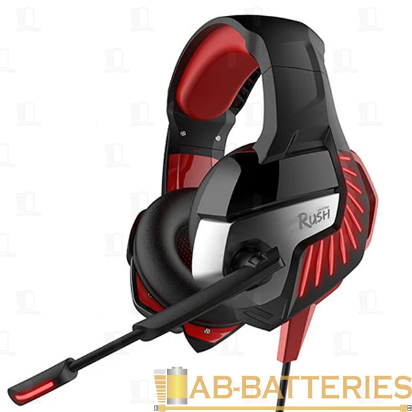 Наушники полноразмерные Smartbuy Rush CRUISER с микр. игровые черный красный (1/20)