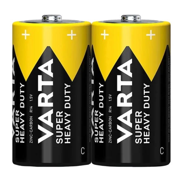 Батарейка Varta SUPERLIFE R14 C Shrink 2 Heavy Duty 1.5V (2014) (2/24/120)