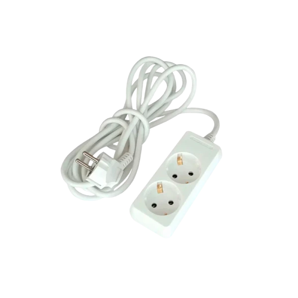 Удлинитель Прогресс Standard 2р.С/З 10A 5.0м 3x1мм² белый (1/40)