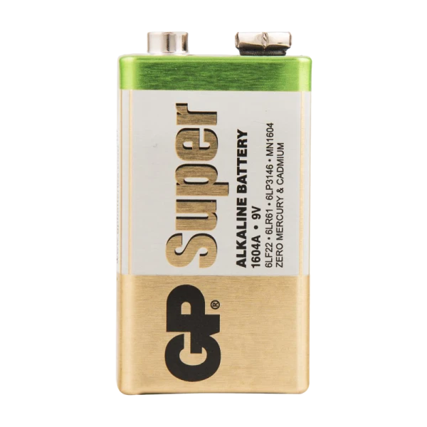 Батарейка GP Super Крона 6LR61 BL1 Alkaline 9V (1/10/200)