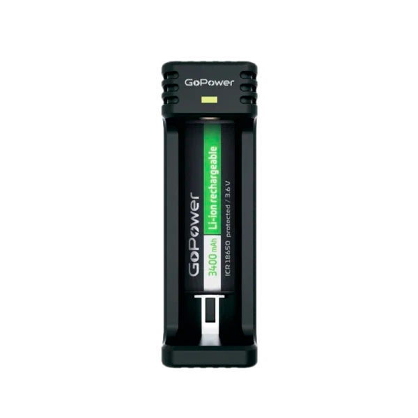 З/У для аккумуляторов GoPower LiCharger 2 Ni-MH/Ni-Cd/Li-ion/IMR 1 слот (1/100)