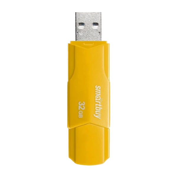 Флеш-накопитель Smartbuy Clue 32GB USB2.0 пластик желтый