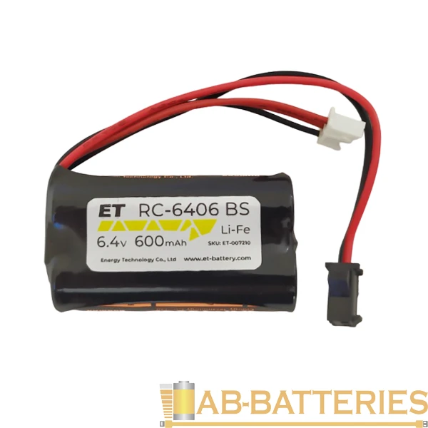 Аккумулятор ET RC-6406BS 6.4В, 600мАч, с балансировкой